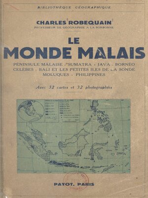 cover image of Le monde malais